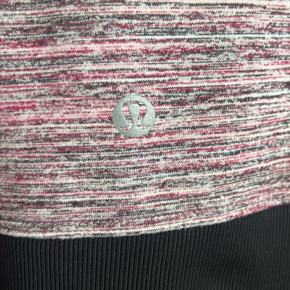 Lululemon Runderful 1/2 Zip sz 8 Space Dye Camo Berry Rumble Multi / Black - Picture 16 of 16